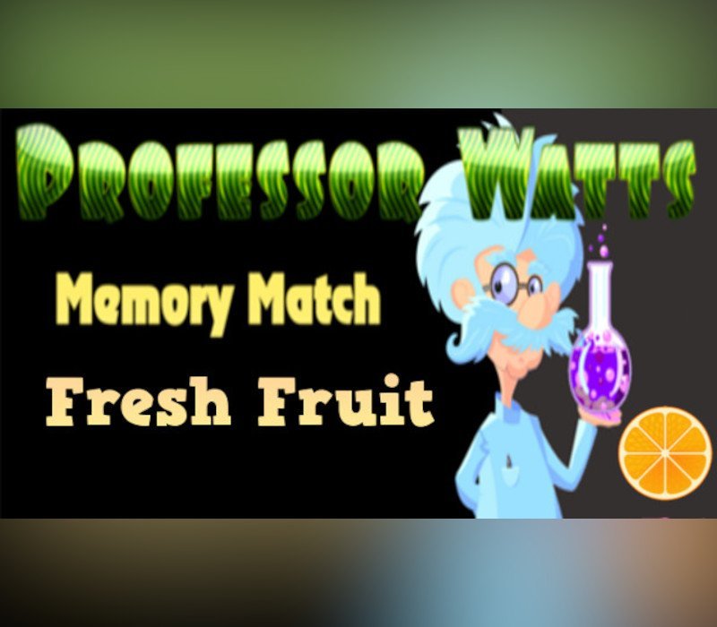 Professor Watts Memory Match Fresh Fruit