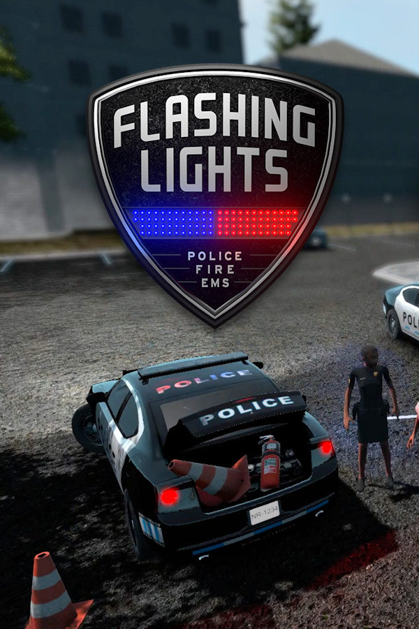 Flashing Lights Police Fire EMS