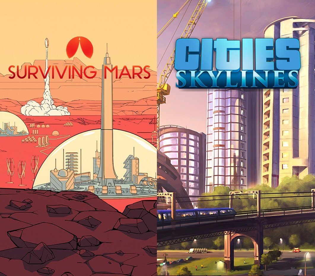 Cities: Skylines + Surviving Mars 