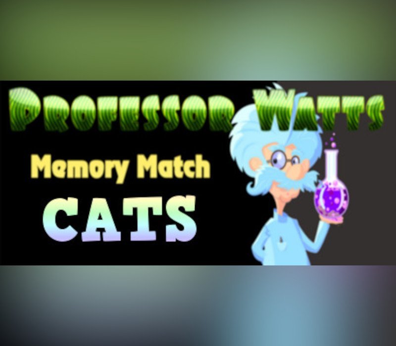 Professor Watts Memory Match Cats 