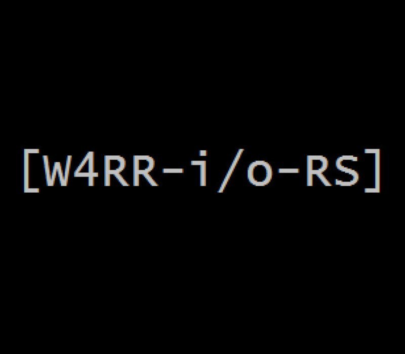 W4RR-i/o-RS 