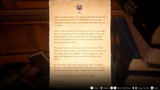 Librarian: Tidy Up the Arcane Library! 