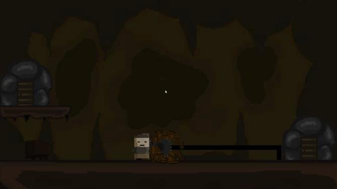 The soldier in the mine 