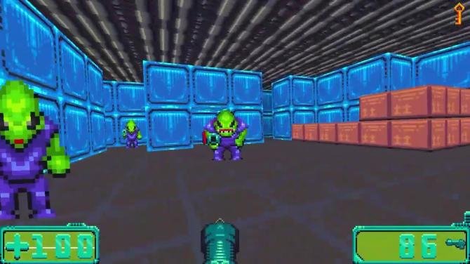 DOSMan: Space Aliens in Space! 