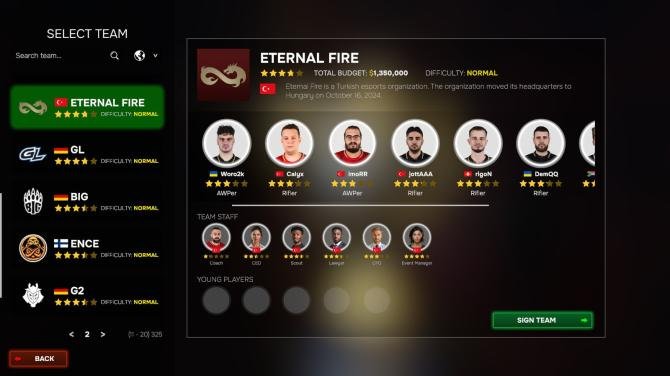 Esports Manager 2026 RoW 