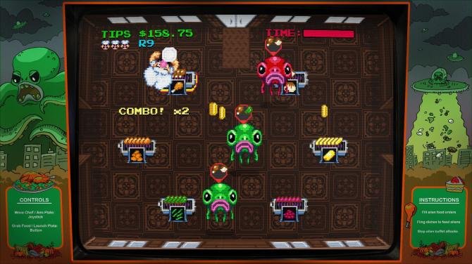 Digital Eclipse Arcade: Invasion of the Buffet 