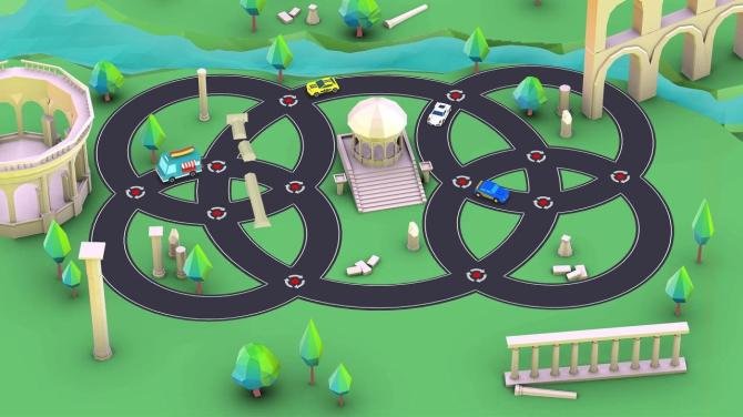 Car Puzzle: Round Ways 