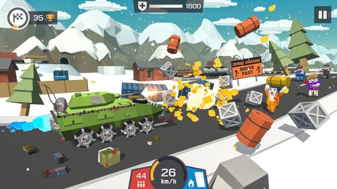 Zombie Derby: Pixel Survival 