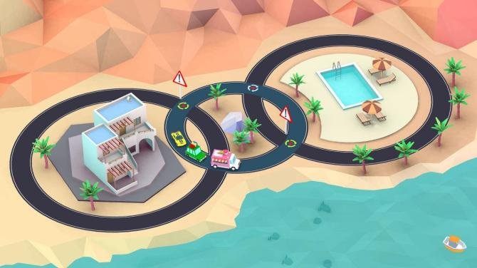 Car Puzzle: Round Ways 