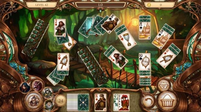 Snow White Solitaire. Charmed Kingdom 