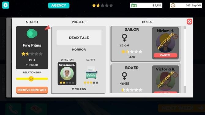 Actor Tycoon 2 