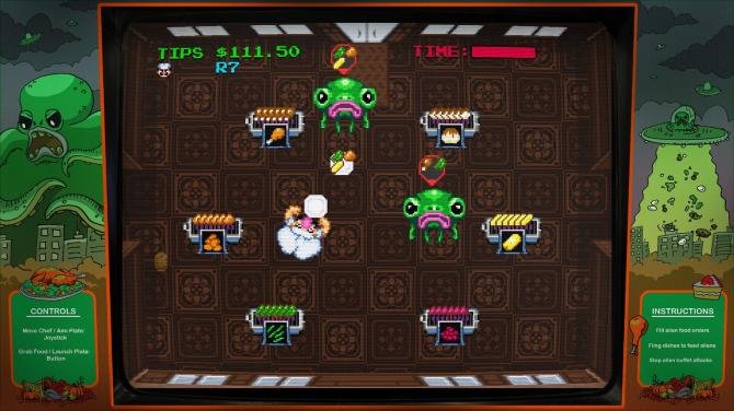 Digital Eclipse Arcade: Invasion of the Buffet 