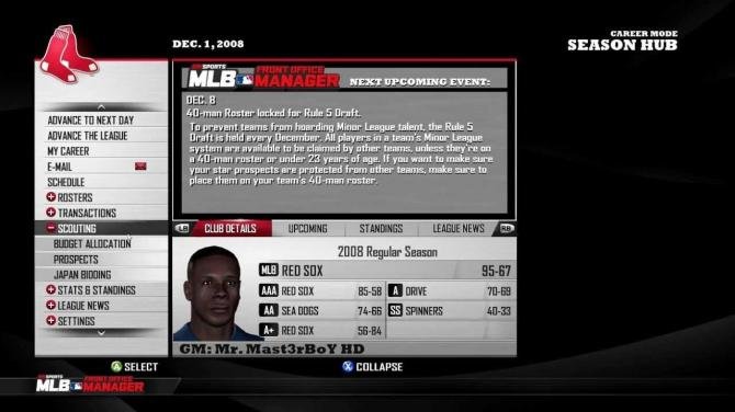 MLB Front Office Manager 