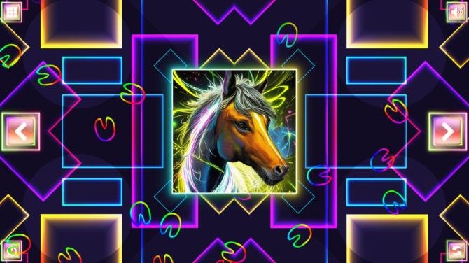 Neon Fantasy: Horses 