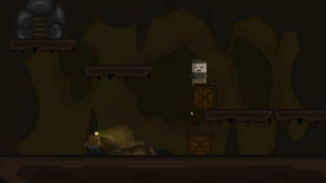 The soldier in the mine 