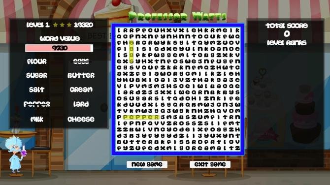 Professor Watts Word Search: Yummy Foods 
