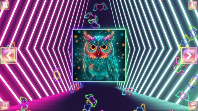 Neon Fantasy: Owls 