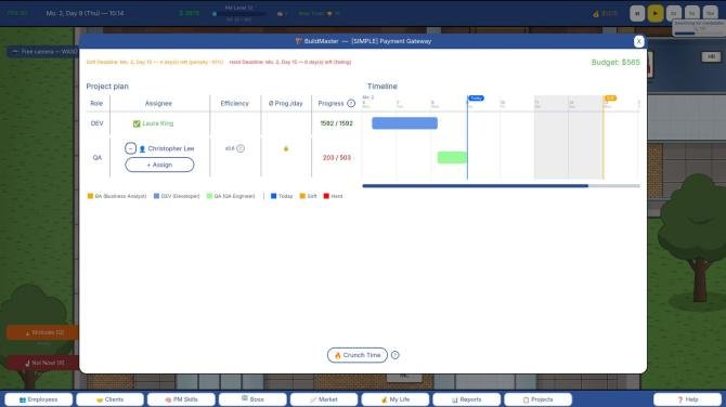 Project manager SIM 