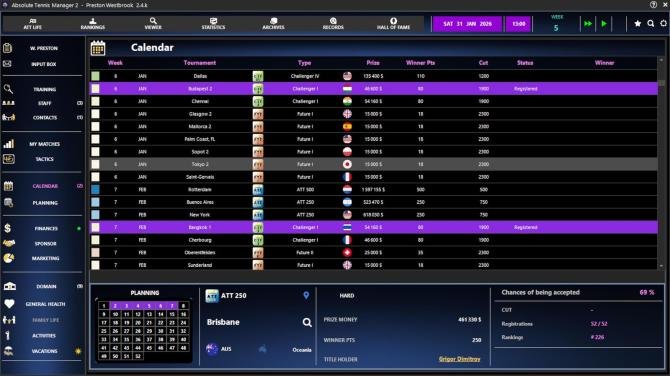 Absolute Tennis Manager 2 