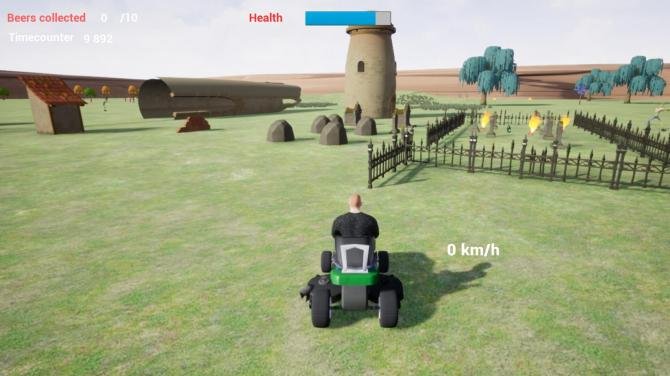 Lawnmower Game Beer 
