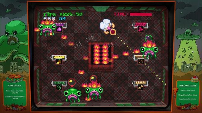 Digital Eclipse Arcade: Invasion of the Buffet 